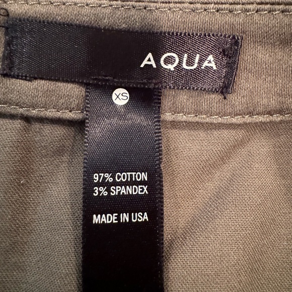 Aqua Olive Fitted Cotton/Spandex Peplum Jacket - X-Small - Picture 9 of 12